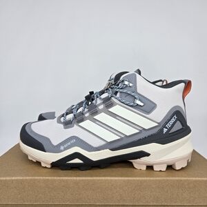 Adidas Terrex Skychaser Mid GORE-TEX 'Grey Off White' Women's Hiking Shoes 8.5